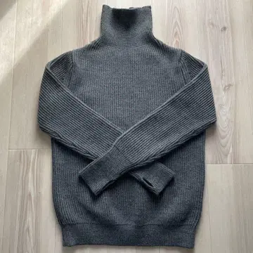 ANDERSEN-ANDERSEN 그레이 터틀넥 스웨터