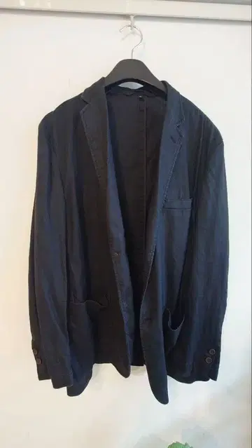 무인양품 블랙 린넨 자켓 XL 사이즈