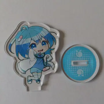 컬러풀 피치 공유 하우스 아크릴 스탠드 루나쨩