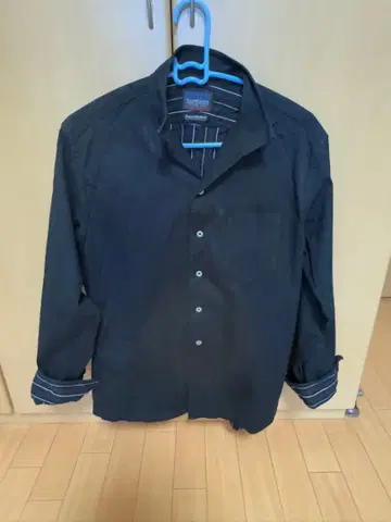 하이 다 웨이 블랙 스트라이프 셔츠 48 L