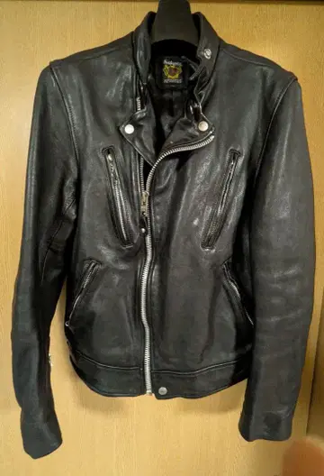 SCHOTT 샷 세미 더블 라이더스 BLK L 사이즈 새상품급 무료배송