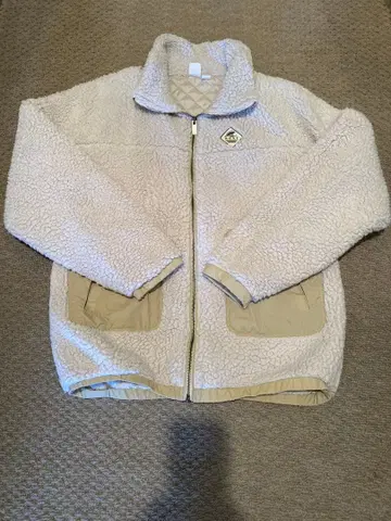 ROXY 플리스 자켓 M 사이즈 화이트