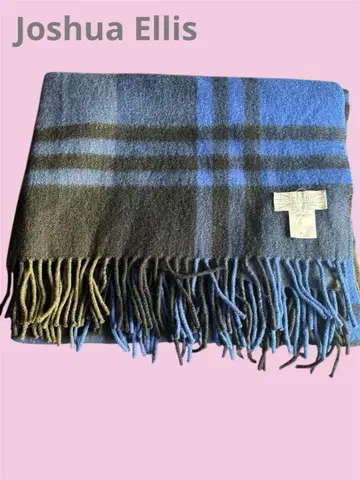 조슈아 에리스 블루 체크 스톨