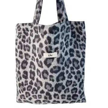 [ Uhr ] 레오파드 무늬 토트백 스픽 앤 스팬 별주