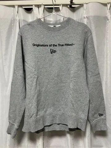 뉴에라 맨투맨 트레이닝복 그레이 M