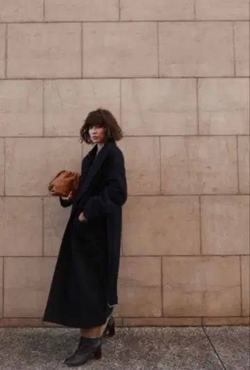 ETRE TOKYO 에트레 울 벨티드 코트