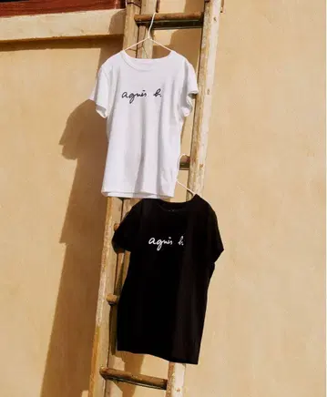 agni b. 로고 반팔 티셔츠 2종 세트