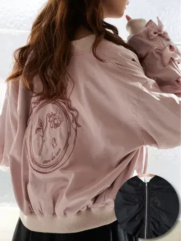 SALE!! Ank Rouge 블랙 블루종 레이스업 소매 가격 인하