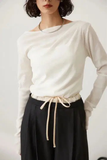 crie conforto 시어 벨로 아라이 라이트 상의 화이트