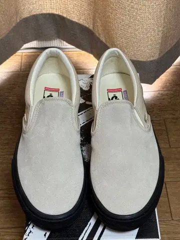 반스 스케이트 슬립온 팝 쿠시 탄/블랙 28.5cm