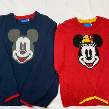 미키 & 미니 니트 스웨터 2세트