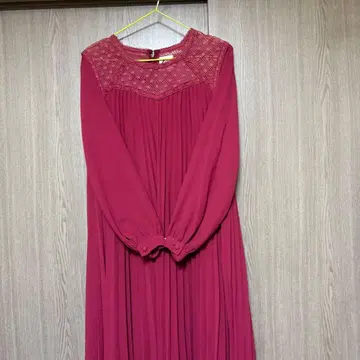 구제 의류 원피스 빨간색 앤티크