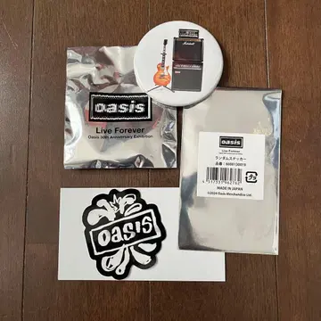 Oasis 30주년 기념전 굿즈