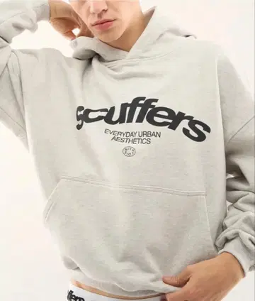 scuffers 로고 후드티
