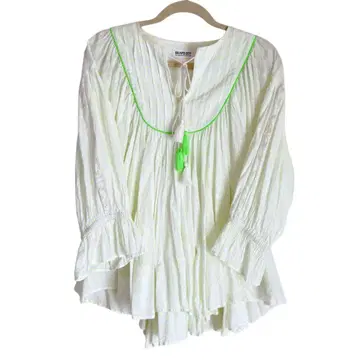 beamsboy 개더 블라우스