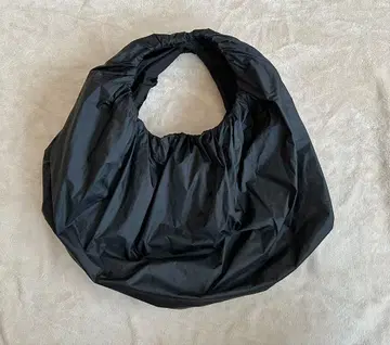 AMOMENTO 아모멘토 셔링 토트백 블랙