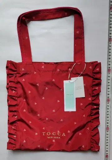 TOCCA 하트 무늬 프릴 에코백
