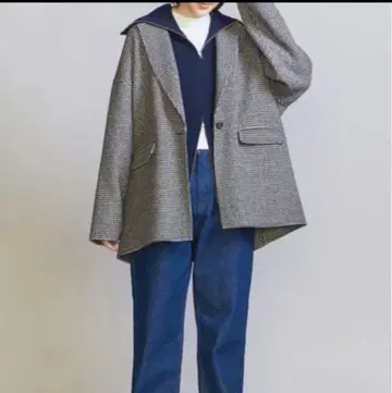 새상품급 BEAUTY&YOUTH 리버 테일러드 미들 코트 M