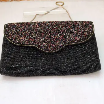 새상품급 루미하시모토 비즈 숄더백