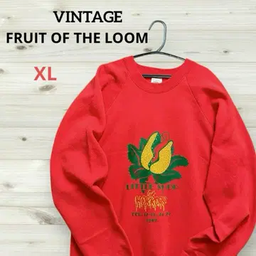80년대 프룻 오브 더 룸 맨투맨 USA XL 빈티지 레어