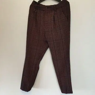 TAUPE 체크 무늬 슬랙스 02