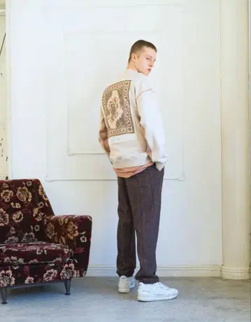 TAUPE 체크 무늬 슬랙스 02