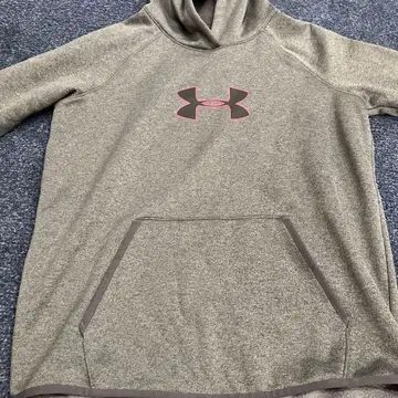 Under Armour 그레이 후드 부착 후드티 L 사이즈