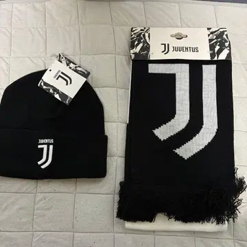 JUVENTUS 유벤투스 머플러와 니트 모자 세트
