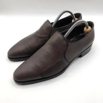 새상품급 존 롭 가죽 슬립온 브라운 26 사이즈 정도 로퍼