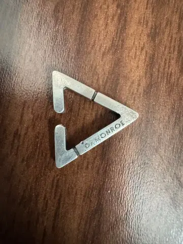 Dr.MONROE 실버 삼각형 이어커프