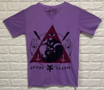 레어 심볼릭 그래픽이 특징인 T셔츠 제3의 눈 프로비던스의 눈