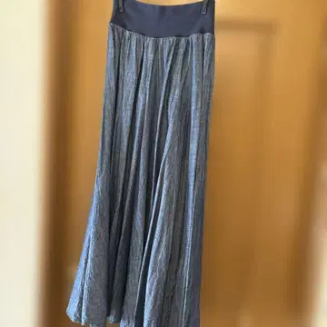 그레이 플레어 롱 스커트 사이즈 2