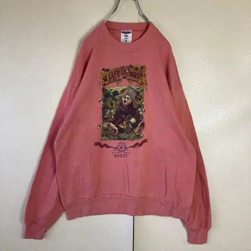 저지 USA 제작 90s 애니멀 프린트 디자인 맨투맨 트레이닝복