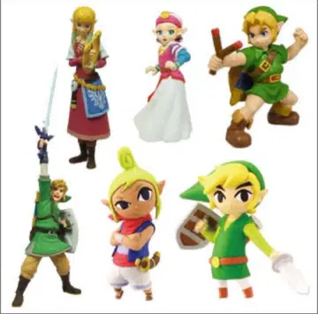 젤다의 전설 시리즈 피규어 컬렉션 전 6종 컴플리트