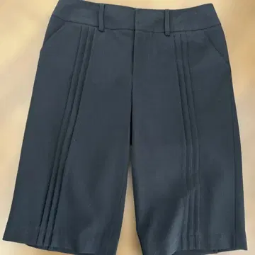 플리츠 하프 팬츠 여성용