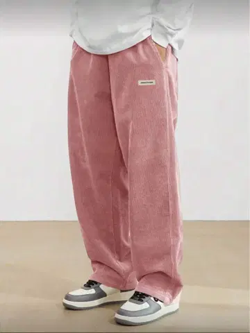 [ 새상품 ] 코듀로이 와이드 팬츠 핑크