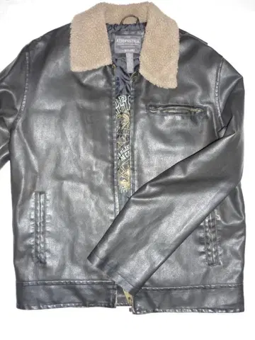 Aeropostale 보아 옷깃 가죽 자켓 유즈드