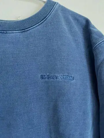 thisisneverthat 로고 맨투맨