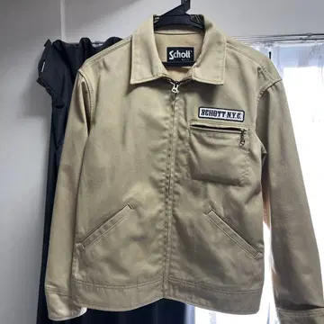 Schott 베이지 자켓 S 사이즈