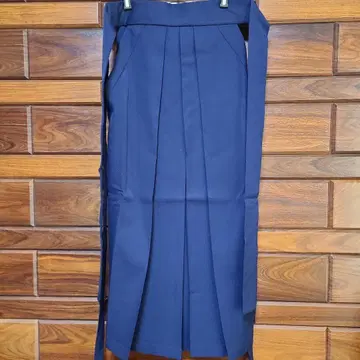 네이비 컬러 네이비 하카마 모 100%