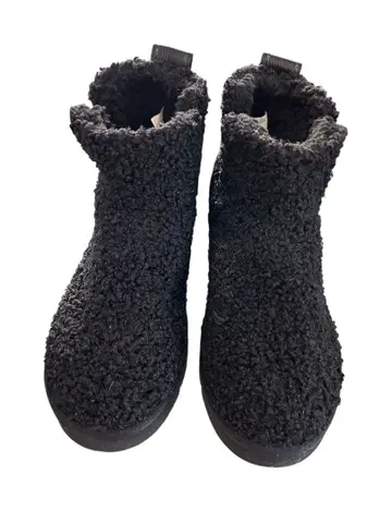 REPLAY 블랙 보아 부츠