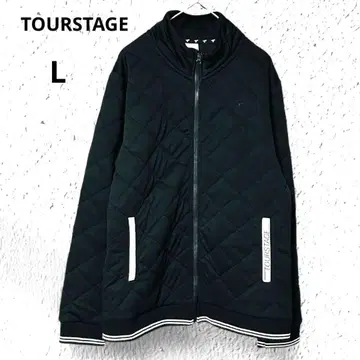 투어 스테이지 퀼팅 자켓 L 여성용 골프 블랙 G298