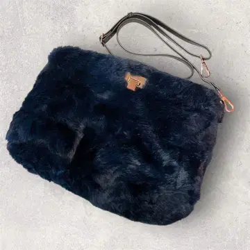 숄더 클러치 퍼 백