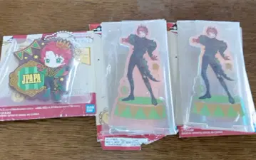 쟈파파 컬러풀 피치 아크릴 스탠드 러버 참 3개 세트