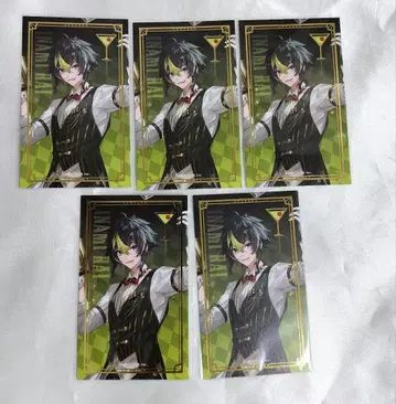 니지산지 애니카페 HEROIC BAR 칵테일 카드 이나미 라이