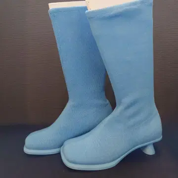 CAMPER 스카이블루 러버 솔 부츠 37