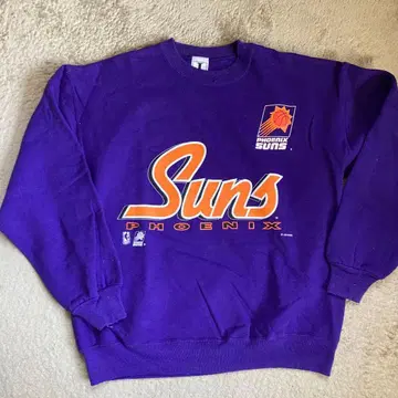 90s NBA USA제 피닉스 선즈 맨투맨 로고 속기모