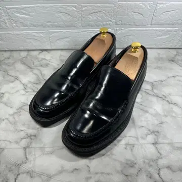 REGAL 블랙 가죽 로퍼 26cm