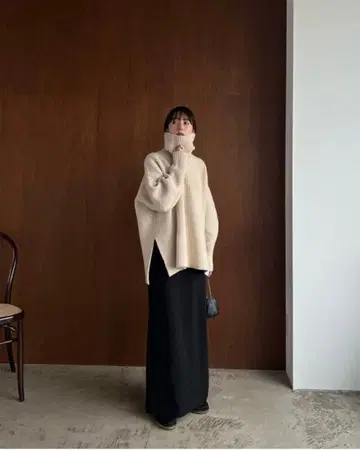 CLANE 2WAY NECK WARMER KNIT TOPS 사이즈 1