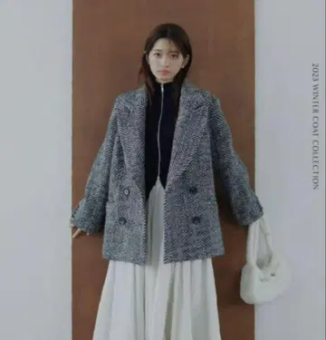 SNIDEL 오버 박스 자켓 코트